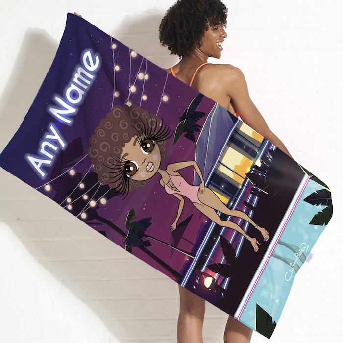 ClaireaBella Villa Of Love Beach Towel