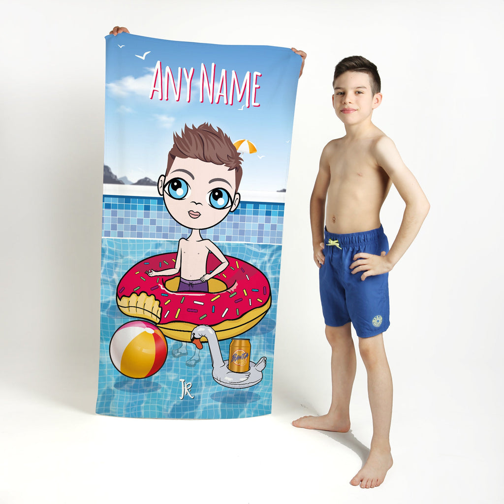 Jnr Boys Pool Party Beach Towel